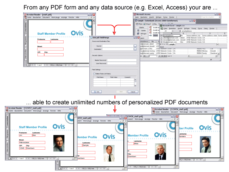 pdf-FieldMerge:Fill in PDF form fields automatically. versatile Screen Shot