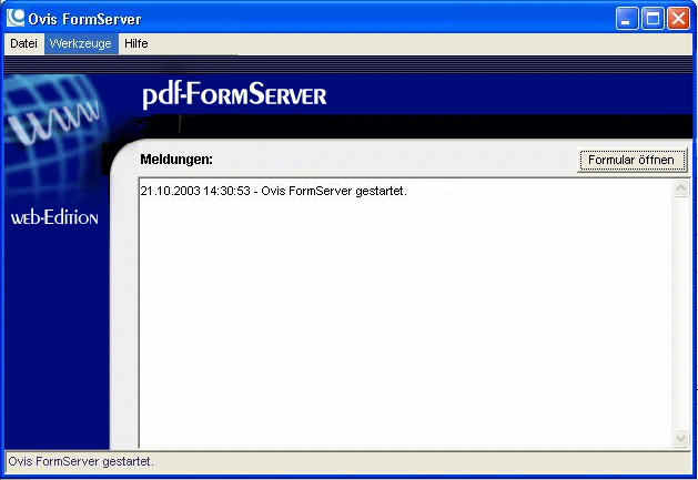 pdf-FormServer - Web Edition